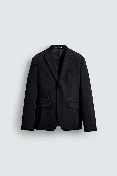 Blazer Slim Fit - Preto - ZARA