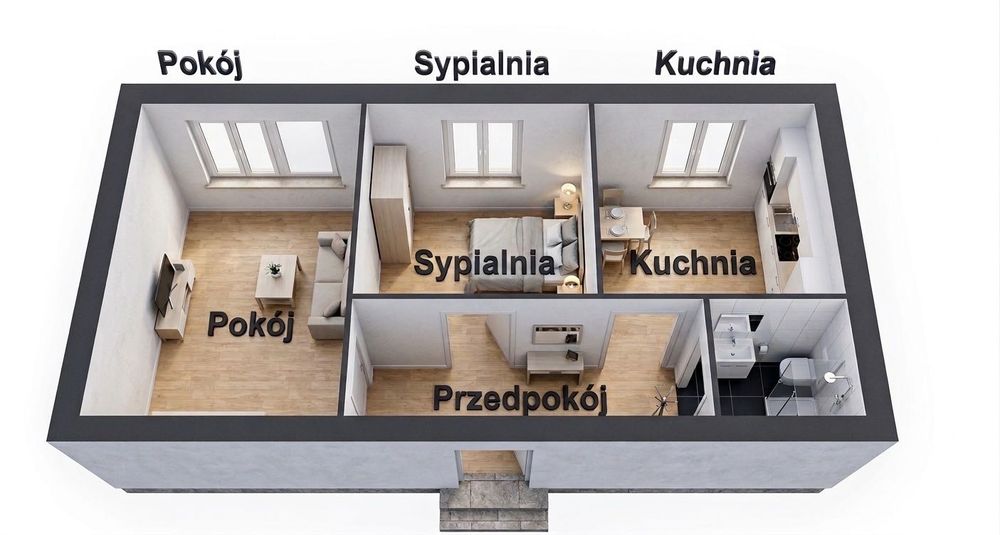 2 pokoje/2 piętro/Jana III Sobieskiego