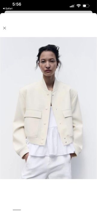 Молочний Бомбер Zara