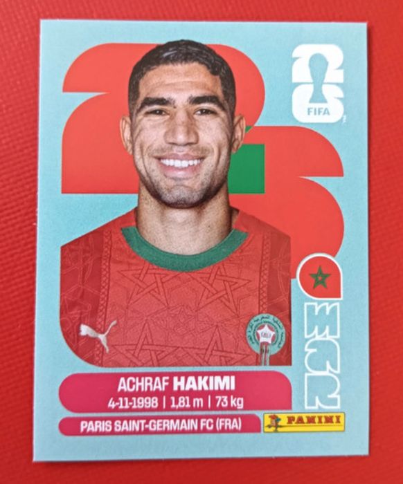 4x cromos WC 2026 ,Hakimi,Raphinha,Koundé e Györkeres