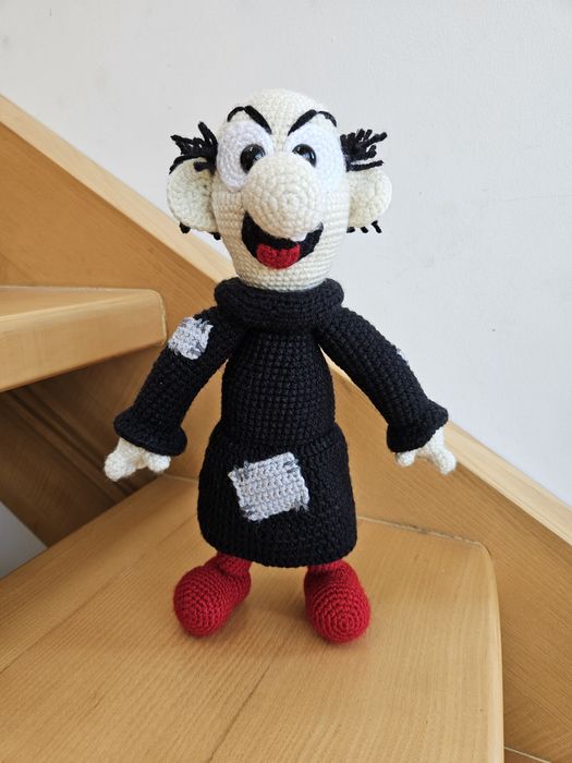 Smerf, Smerfetka, maskotka, szydełko