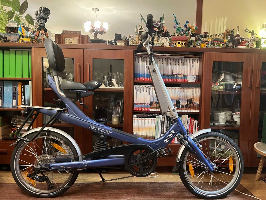 Giant Revive Dual Sram - amortyzowany rower półpoziomy 21 biegów