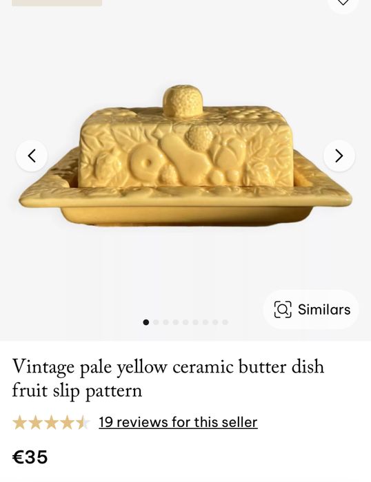 butter dish fruit
