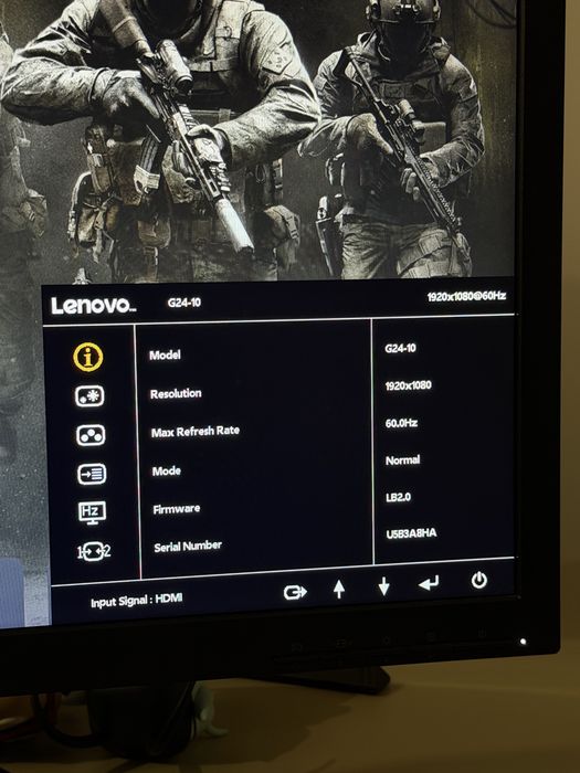 Monitor Gaming Lenovo 24” G24-10
