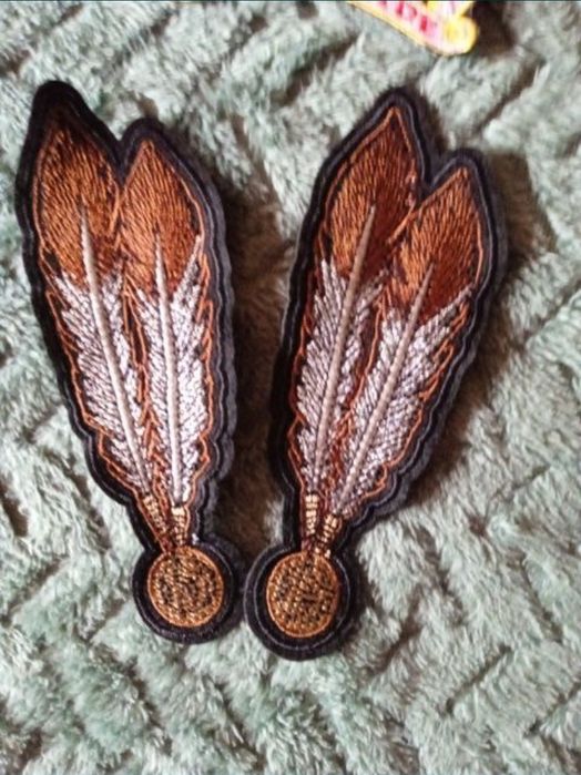 Naszywki profesjonalny gęsty haft bawełna info opis