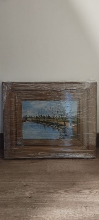 Quadro pintura a oleo