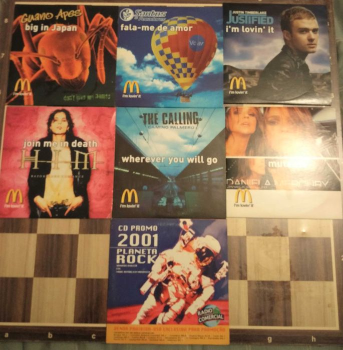 Coleção completa 6 CDs promocionais do Mcdonalds
