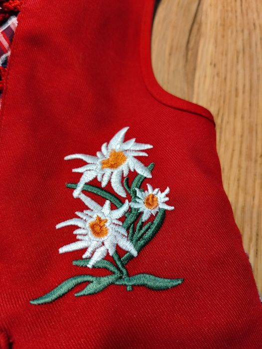 Sukienka bawarska ludowa dirndl 86-104 dla dziewczynki oktoberfest