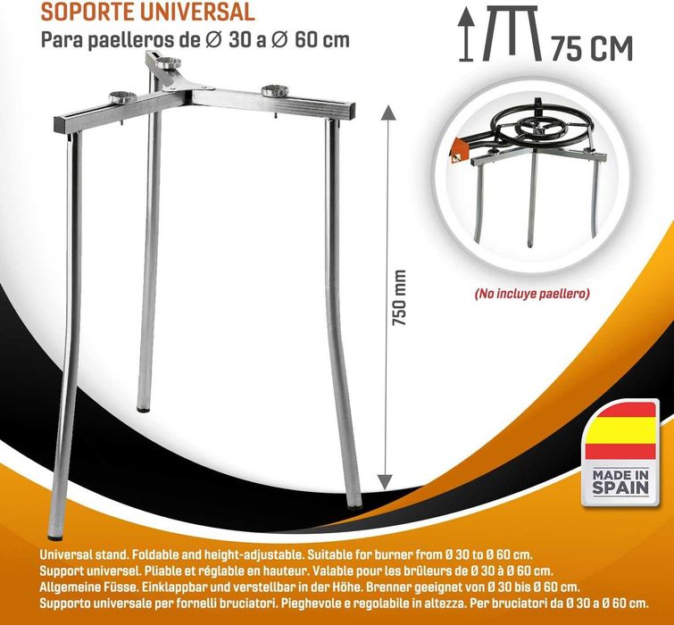 Kit de paella 60cm