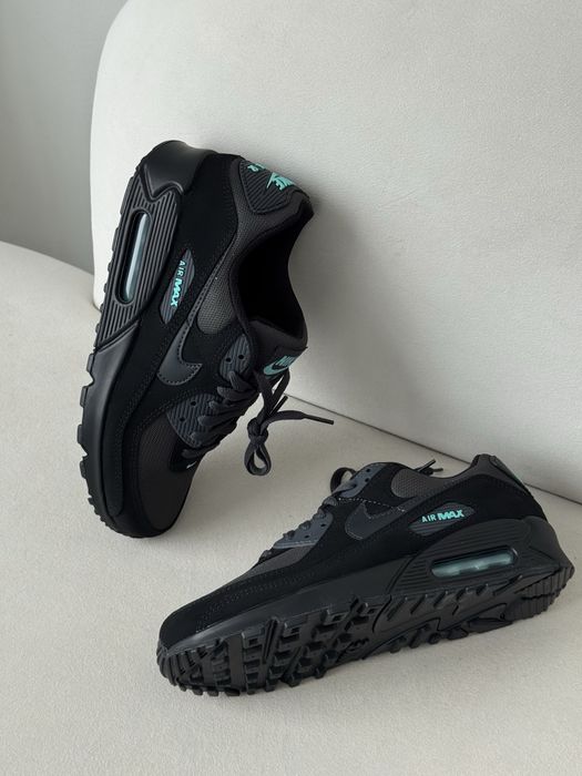 Оригинал Nike Air Max 90 Black Tiffany (HV6224 001) оригинальнин найк
