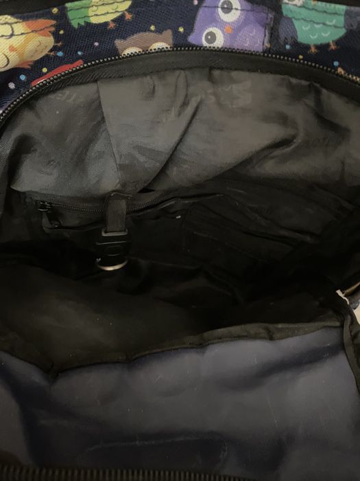 Plecak szkolny w sówki