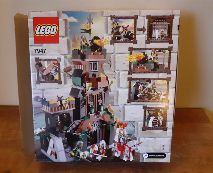 NOWY, niepełny zestaw LEGO kingdoms 7947 prison tower rescue cas442
