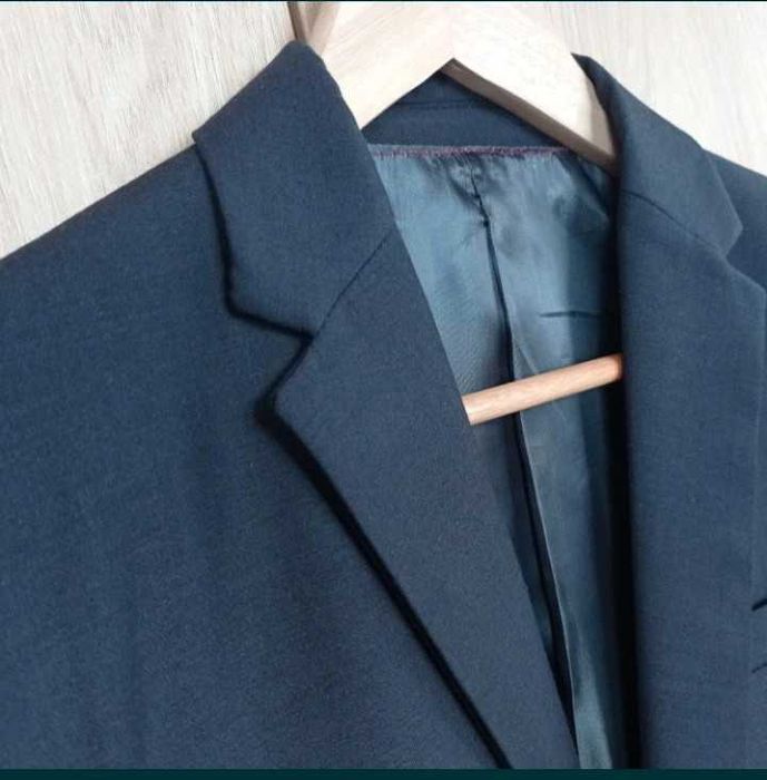 Garnitur Męski Sako 42 Grafitowy