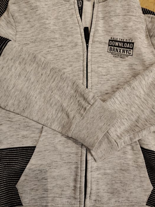 2 szare bluzy 146/152