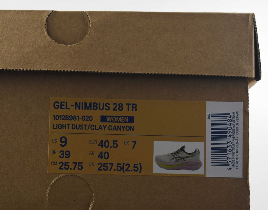 Asics Buty do biegania Gel-Nimbus 28 Tr 1012B981-020 roz. 40,5
