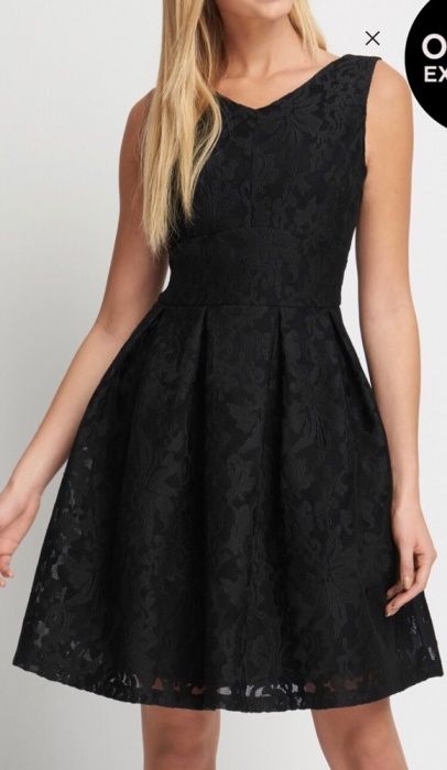 Sukienka koronkowa czarna 40 Orsay Nowa z metką
