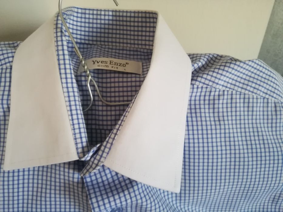 Koszula męska krótki rękaw M