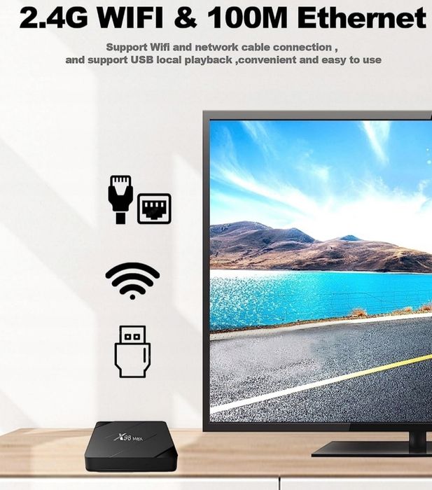 Odtwarzacz multimedialny x98 Max 2/16 smart TV BOX