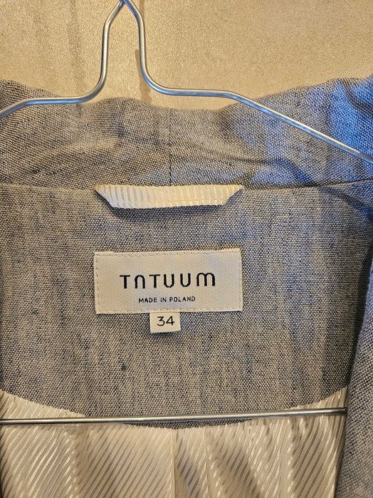 Żakiet krótki błękitny Tatuum model Asta rozm. 34