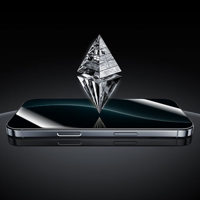 Benks Hartowane szkło Glass Warrior Privacy do Iphone 17 Pro czarne