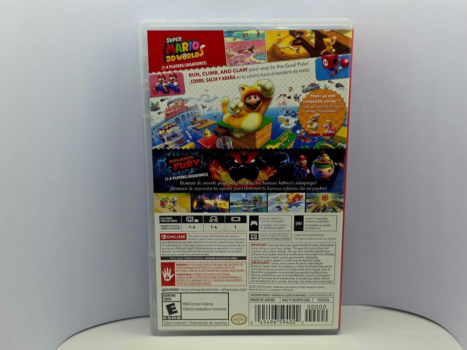 Super Mario 3d World + Bowser's Fury - Nintendo Switch