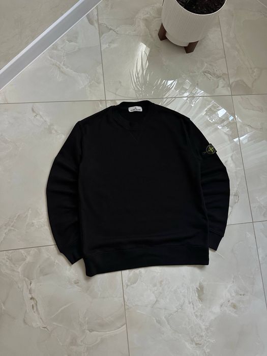 Оригінальний світшот кофта Stone Island Black Sweatshirt