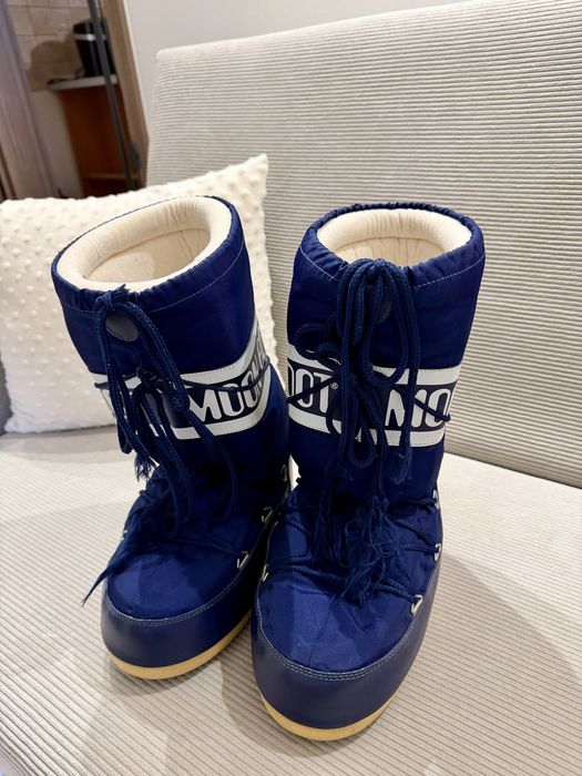 Moon Boot wysokie granatowe 39/41