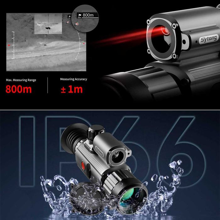 Тепловізійний приціл SYTONG AM03-50 LRF (з далекоміром)