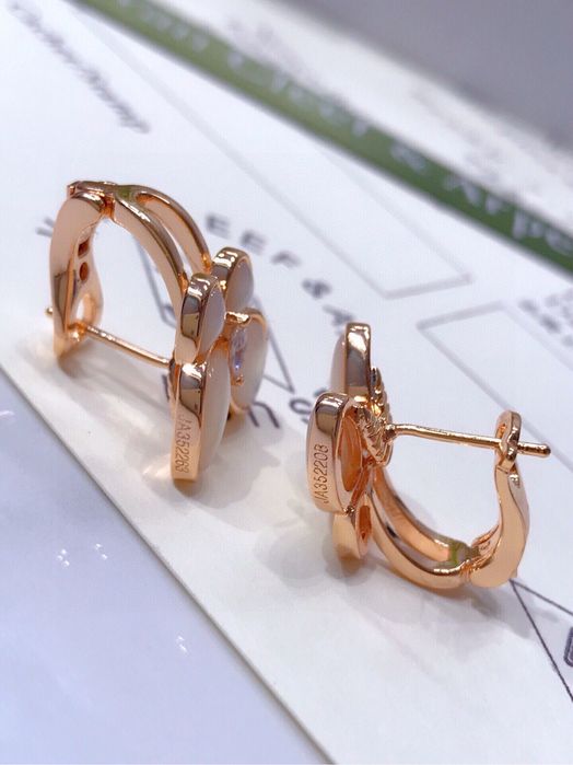Сережки серьги Van Cleef Ван Клиф бабочки
