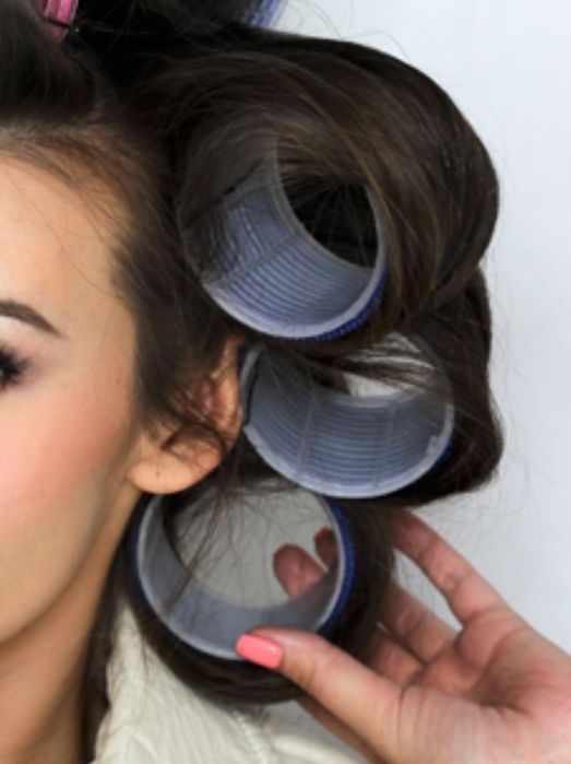 Grube wałki do włosów - duże!