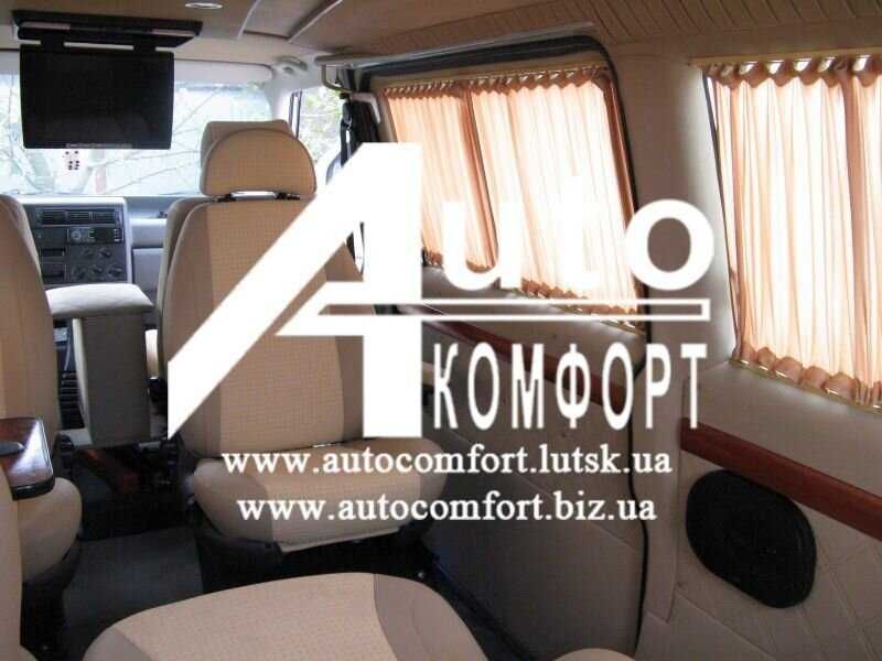 Штори автомобільні в мікроавтобус Віто, Трафік, Т5, Спринтер, Крафтер