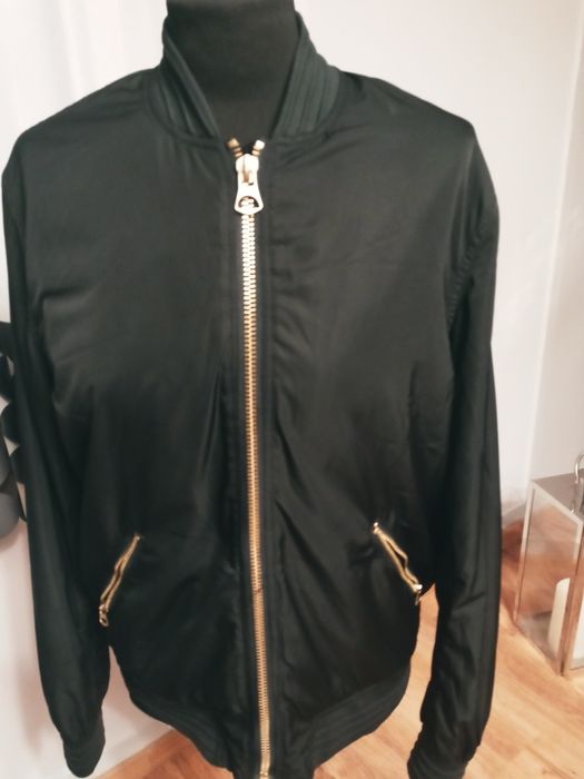 Kurtka damska czarna M krotka lekka bombier