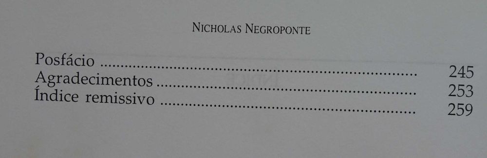 Ser Digital de Nicholas Negroponte