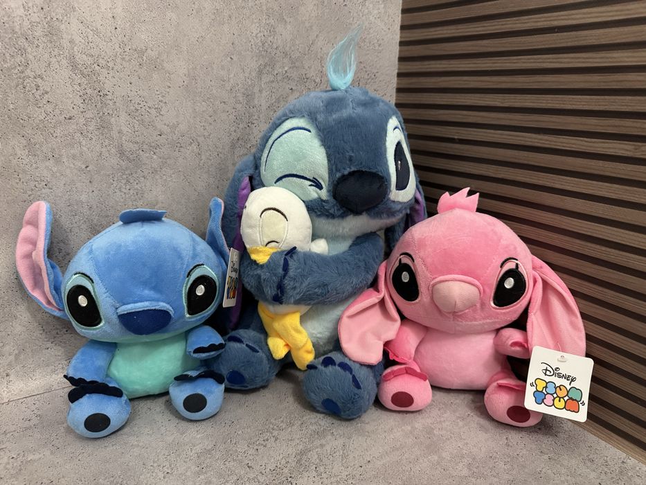 Мягкая игрушка Стич стичь и ангел / мʼяка іграшка Стіч стічь та енджел