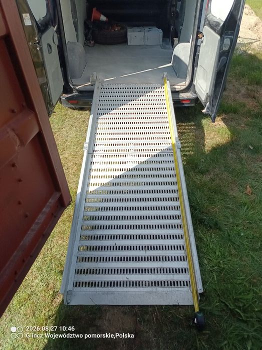 Najazd trap rampa samochodowy aluminiowy.