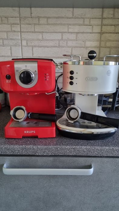кавомашина, кавоварка 2 ріжкові Krups, DeLonghi