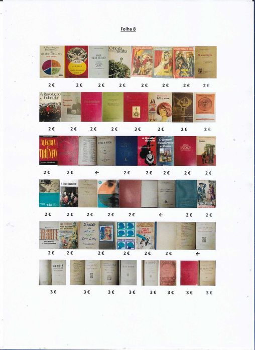 Livros usados e antigos - I