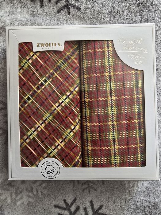 Zwoltex zestaw ścierek kuchennych 2 szt Bawełna