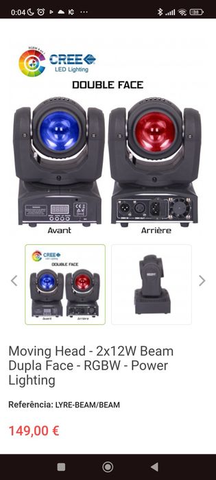 Luzes para festa / Equipamento para Dj
