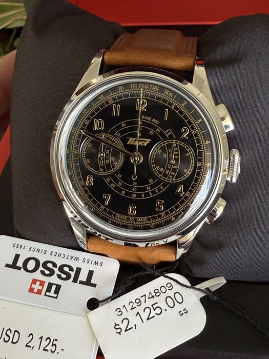 Чоловічий годинник Tissot Telemeter 1938 42mm. Оригінал! Новий!