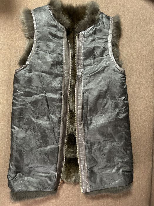 Натуральна хутряна жилетка 46р