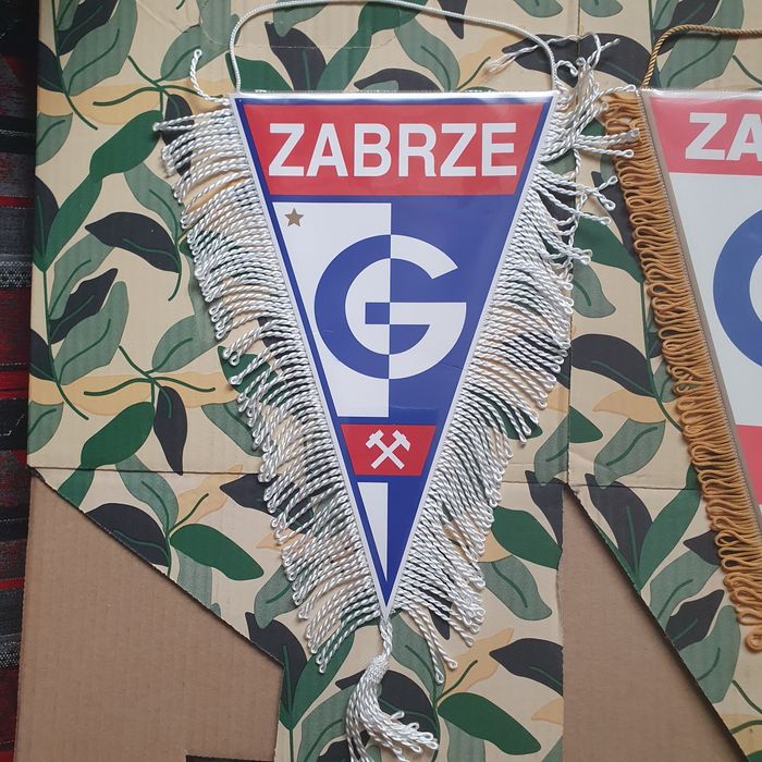 Zestaw proporczyków Górnik Zabrze PRL(OK)