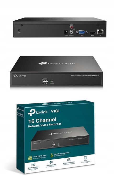 Rejestrator Sieciowy Video TP_LINK VIGI NVR1016H