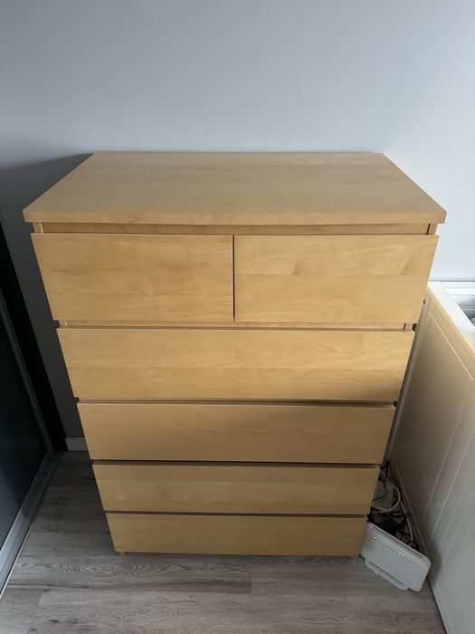 Komoda MALM  6 szuflad