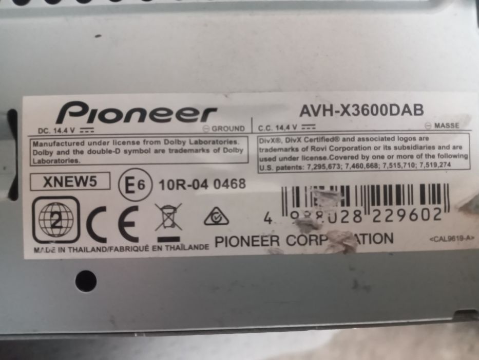 Автомагнітола з Рено Мастер