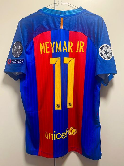 Koszulka Barcelona Neymar #11 Champions League 2016/2017 Domowa
