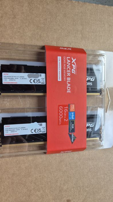 Pamięć RAM ADATA XPG Lancer Blade 32GB DDR5 6000MHz (2x16GB) cl30 RGB