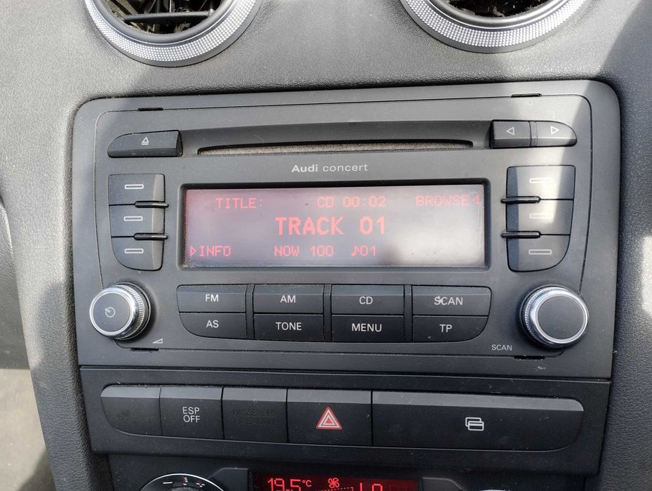Radio CD Blaupunkt Audi A3 8P