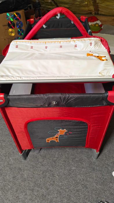 Łóżeczko turystyczne kojec dla dziecka podróżny z przewijakiem