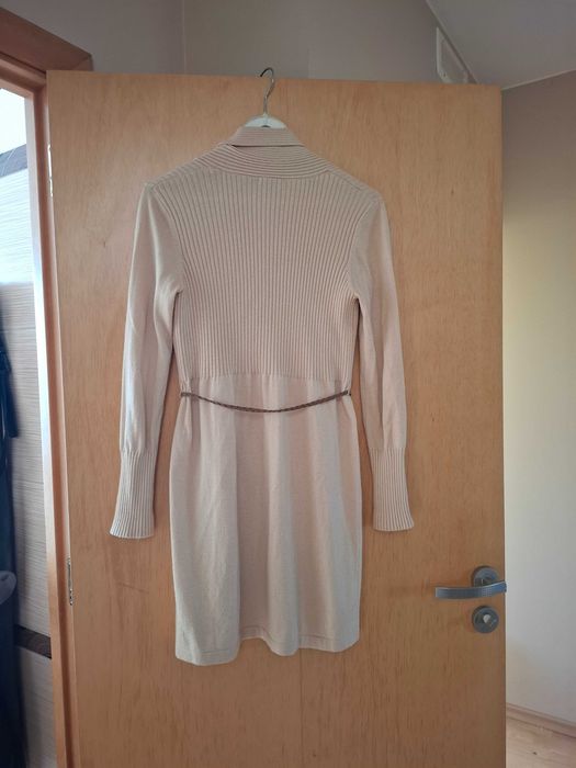 Kardigan - sweter Oodji camelowy S